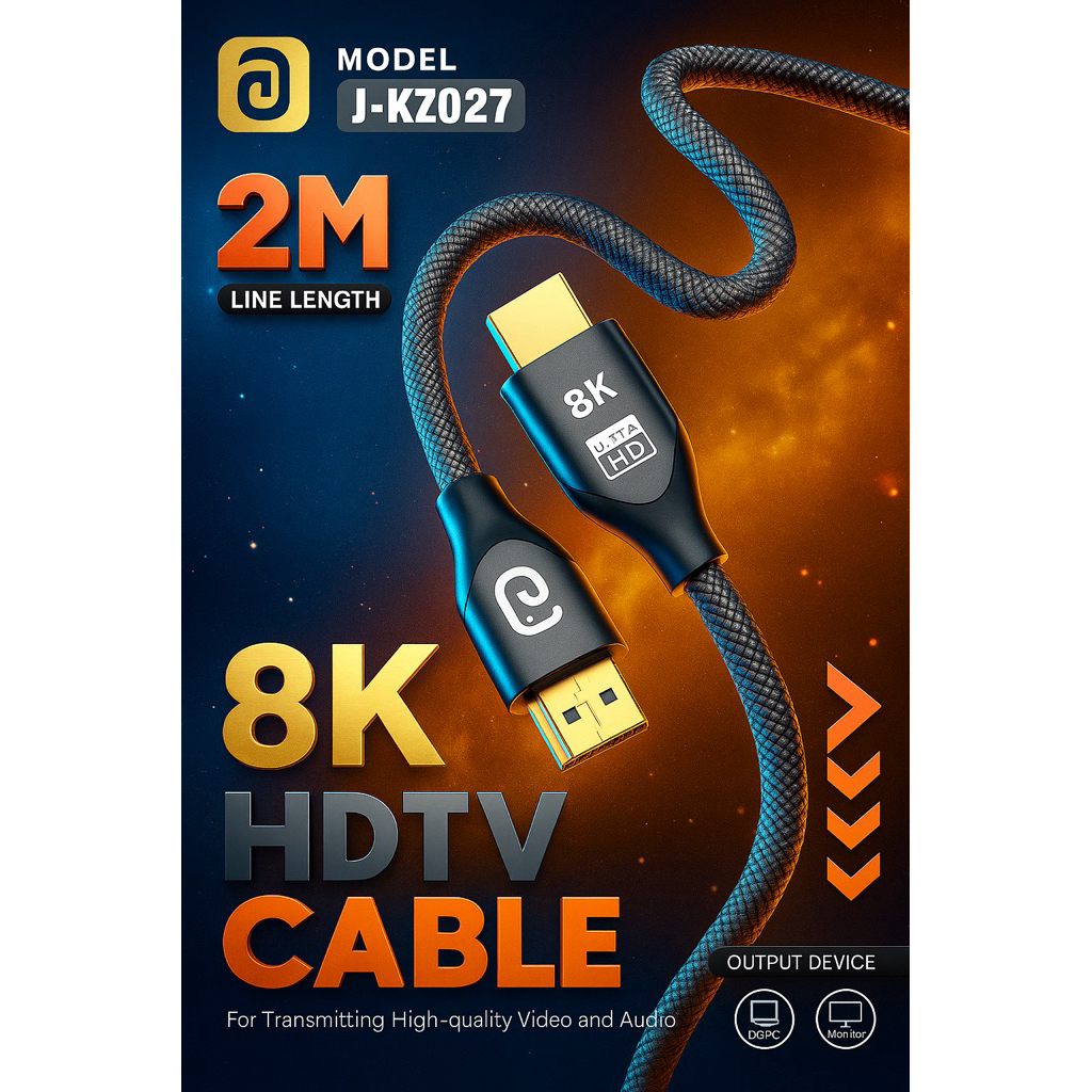 สาย HDMI 8K HDTV Cable รุ่น J-KZ027