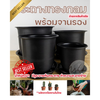 [โค้ด LUXUPTOCT ลด 5%] กระถางญาญ่า ทรงกลม มินิมอล ขนาด 6, 8,…