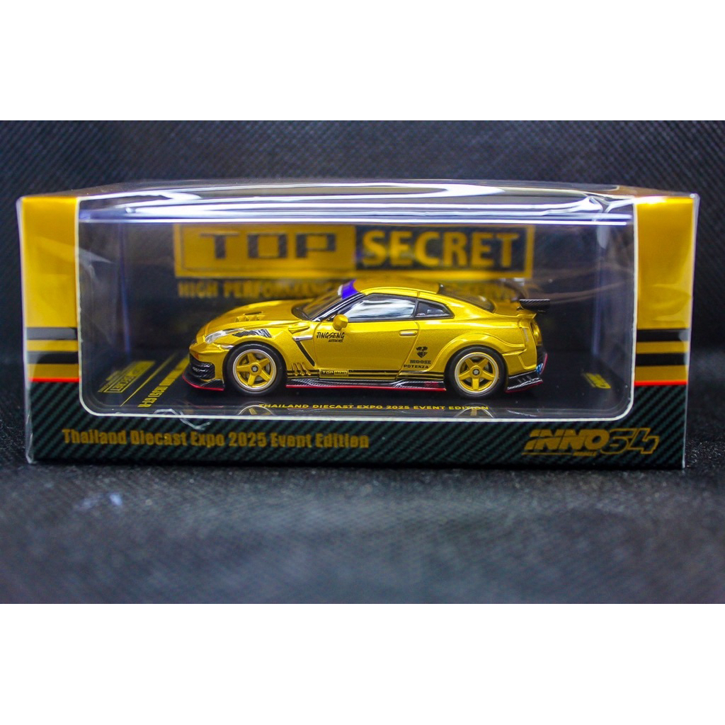INNO64 - Top Secret Thailand (R35) GT-R "Thailand Diecast Expo 2025 Event Edition" ป้ายธรรมดา