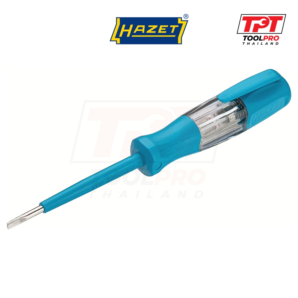 Hazet ไขควงตรวจไฟฟ้า 220-250V Voltage Tester (839P)
