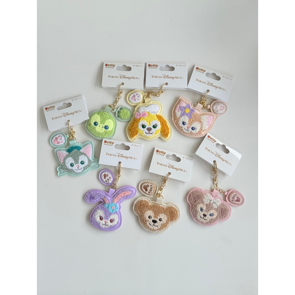 พร้อมส่งที่ไทย ✅  พวงกุญแจ Duffy and friend ปักไหมพรม จาก Disney Japan 🇯🇵