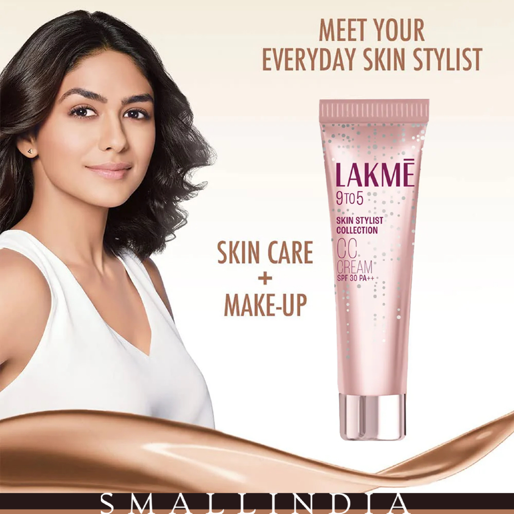 {**ส่งฟรี**} SMALL INDIA 🧏🏻‍♀️ Lakme 9 TO 5 CC Complexion Care Cream 🧏🏻‍♀️ Lakme CC แคร์ ครีม 30g