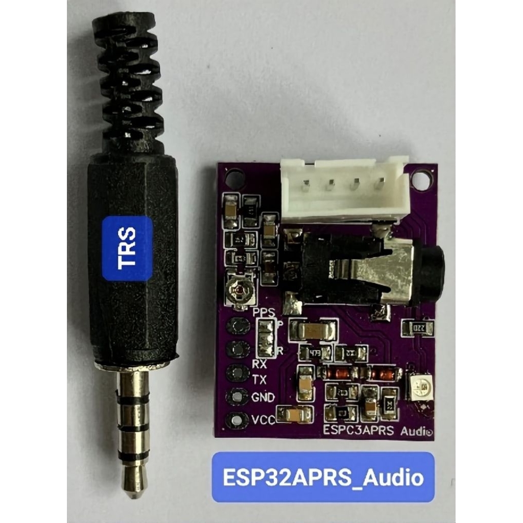 ESP32C3APRS_AUDIO (ประกอบสำเร็จใช้ทำ APRS AFSK โหมด Tracker, IGATE, Digi, WX, Telemetry)