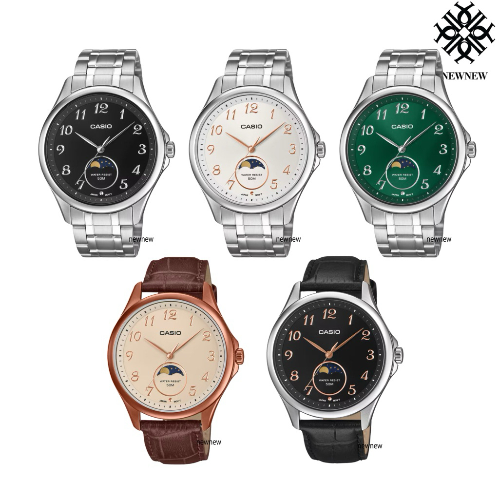 CASIO นาฬิกาข้อมือ MTP-M110D-1AV MTP-M110D-3AV MTP-M110D-7AV MTP-M110L-1AV MTP-M110RL-5AV ของแท้ประก