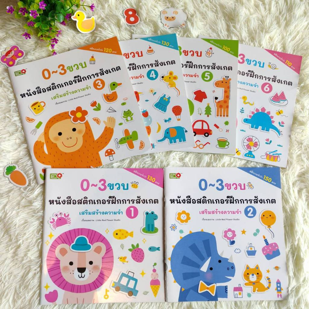 YF Book Shop หนังสือสติ๊กเกอร์ฝึกการสังเกต