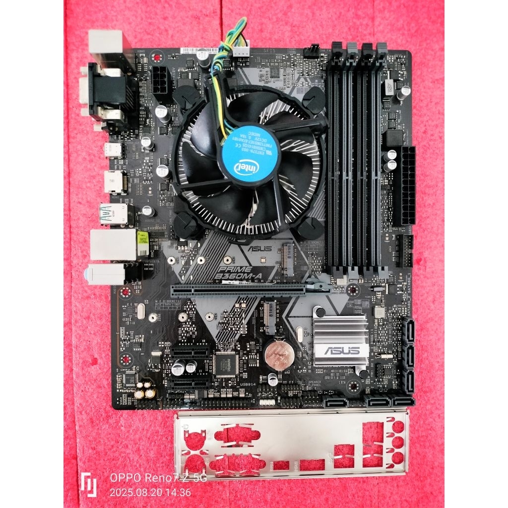 CPU Intel I5-8500 ASUS PRIME B360M-A ใช้งานปกติ สภาพสวย