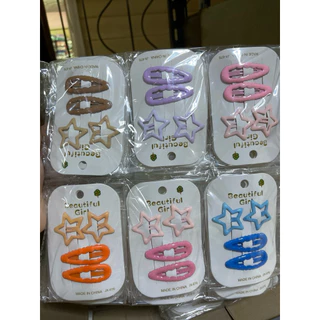 🌷ยกโหล 🌷 กิ๊บติดผม กิ๊บดาว ราคาส่ง 12 แผง C1110
