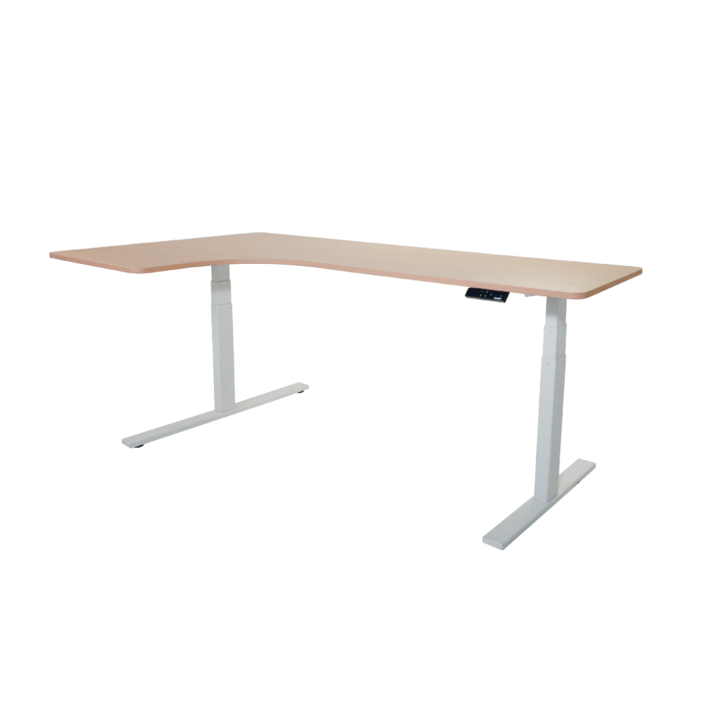 Bewell Ergonomic L-Shaped Desk โต๊ะปรับระดับไฟฟ้า รูปตัว L เข้ามุมได้ทั้ง 2 ฝั่ง รับประกัน 5 ปี