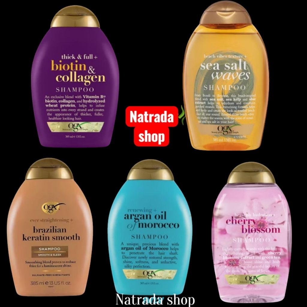 (แท้100%) แชมพู ครีมนวด Ogx sampoo Conditioner ขนาด385 ml