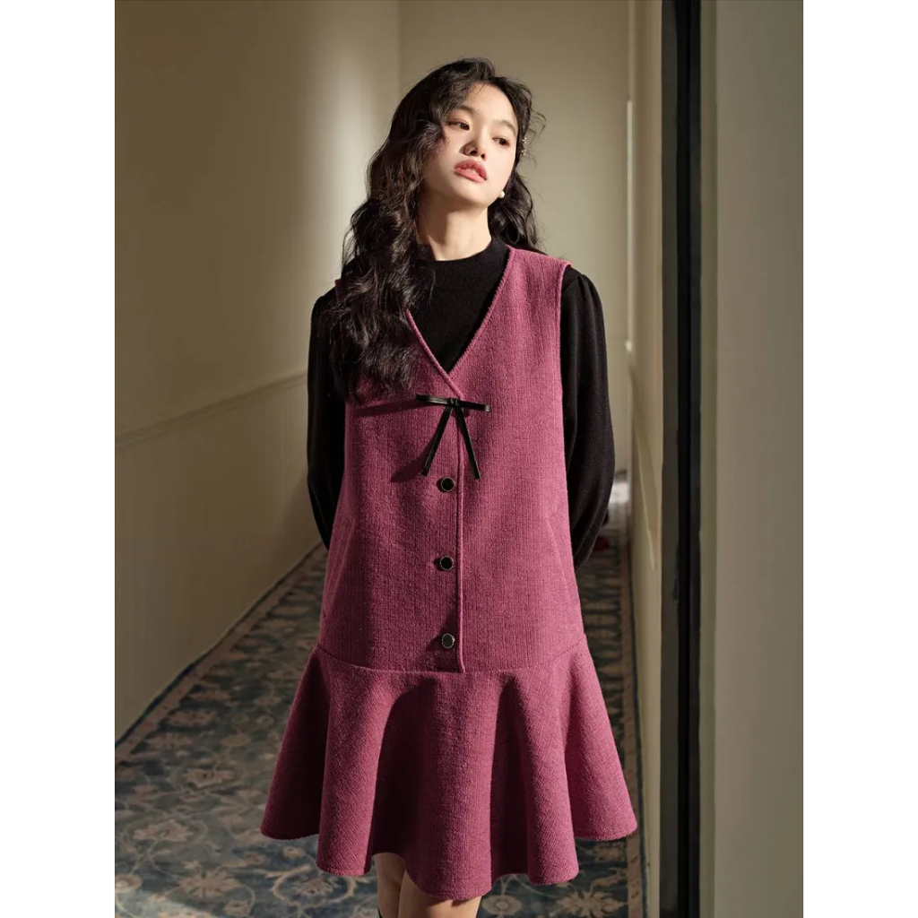 [พร้อมส่งไซส์ M ] ❤KUOSE : Vest Dress❤