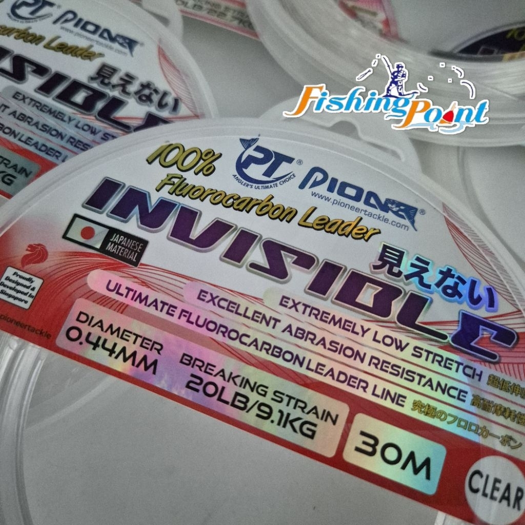 สายหน้า Pioneer Invisible 100%Fluoro carbon 30 เมตร (ฉลากเก่าและฉลากใหม่) ราคา ถูกที่สุด ดีลบีเคเค แกลเลอรีภาพที่ 4