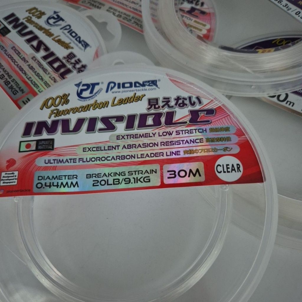 สายหน้า Pioneer Invisible 100%Fluoro carbon 30 เมตร (ฉลากเก่าและฉลากใหม่) ราคา ถูกที่สุด ดีลบีเคเค แกลเลอรีภาพที่ 5