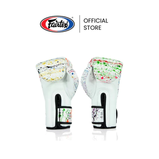 Fairtex นวมชกมวย BGV14 Painter นวมมวยหนังไมโครไฟเบอร์ ทนทาน เบา นวมต่อยมวยสำหรับฝึกซ้อมหรือแข่งขัน | Boxing Gloves