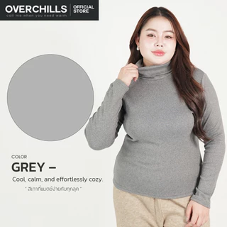 Overchills เสื้อฮีทเทคกันหนาว สำหรับสาวพลัสไซส์ กันหนาวได้ในอุณหภูมิ 0-10 องศา มีทั้งคอเต่าและคอปีน