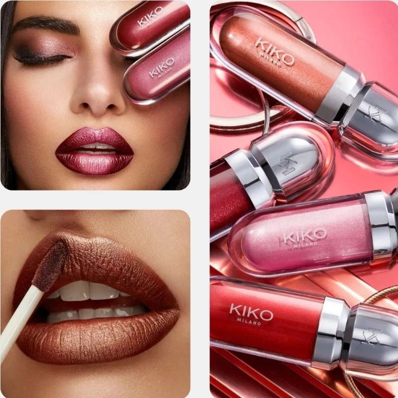 KIKO Milano 3D Hydra Lipgloss 6.5ml เนื้อแมท ลิปสติก ให้ความชุ่มชื้น ลิปกลอส