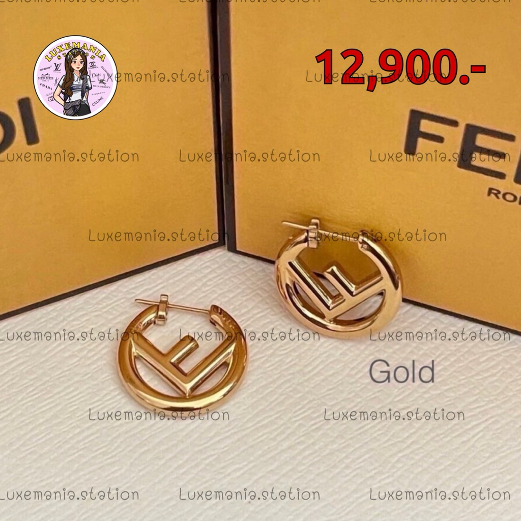 🇹🇭👜[พร้อมส่ง]: New!! Fendi Earrings ‼️ก่อนกดสั่งรบกวนทักมาเช็คสต๊อคก่อนนะคะ‼️