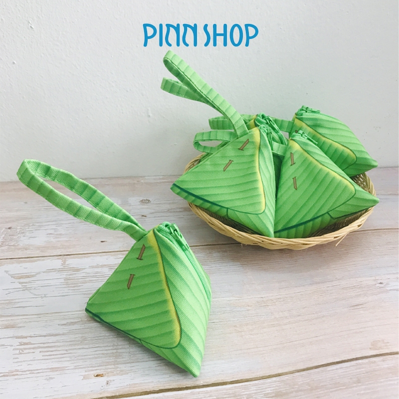 ชุดคิทส์กระเป๋าข้าวเหนียวสังขยา Banana Leaf Triangle pouch