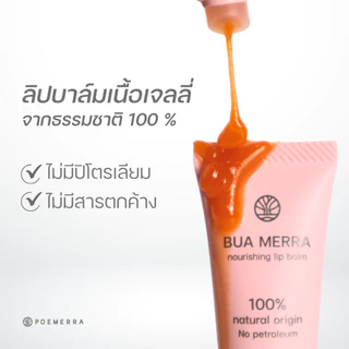 POEMERRA ลิปบาล์ม คุณหนูดี บำรุงริมฝีปาก แห้ง ปากคล้ำ ปากดำ ลิปมัน Lip Balm จากธรรมชาติ ขนาด 5 g.