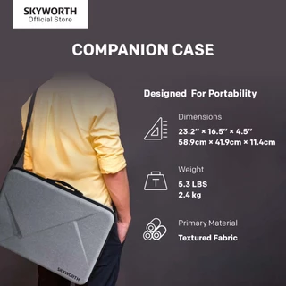 SKYWORTH Portable BAG กระเป๋าสำหรับทีวีพกพาขนาด 24 นิ้ว พร้อมสายสะพายไหล่และหูหิ้ว