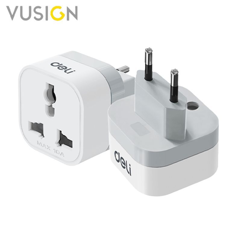 Vusign อแดปเตอร์แปลงขาปลั๊ก ที่แปลงปลั๊กเสียบ ปลั๊กแปลง กำลังไฟ 10A 2500W Universal Adapter