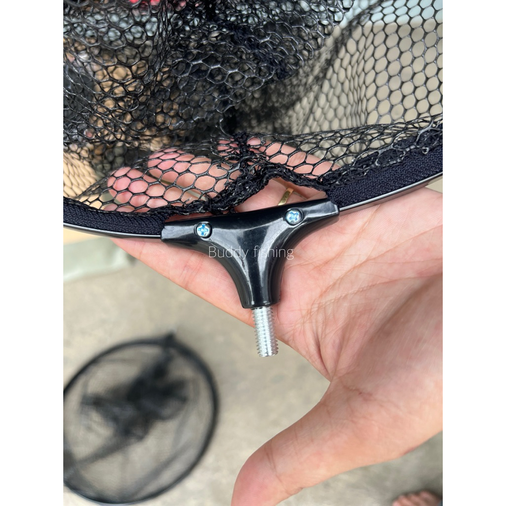 💥หัวสวิงเนื้อยาง💥ตักปลาง่าย ปลดตัวเบ็ดง่าย ขอบสวิงผลิตจากอลูมิเนียมอัลลอยผสม ทำให้น้ำหนักเบา - รูปที่ 3