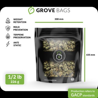 ถุงบ่ม Grove Bags Curing Bag 1/2 lb(226g) 20ชิ้น พร้อม TerpL…