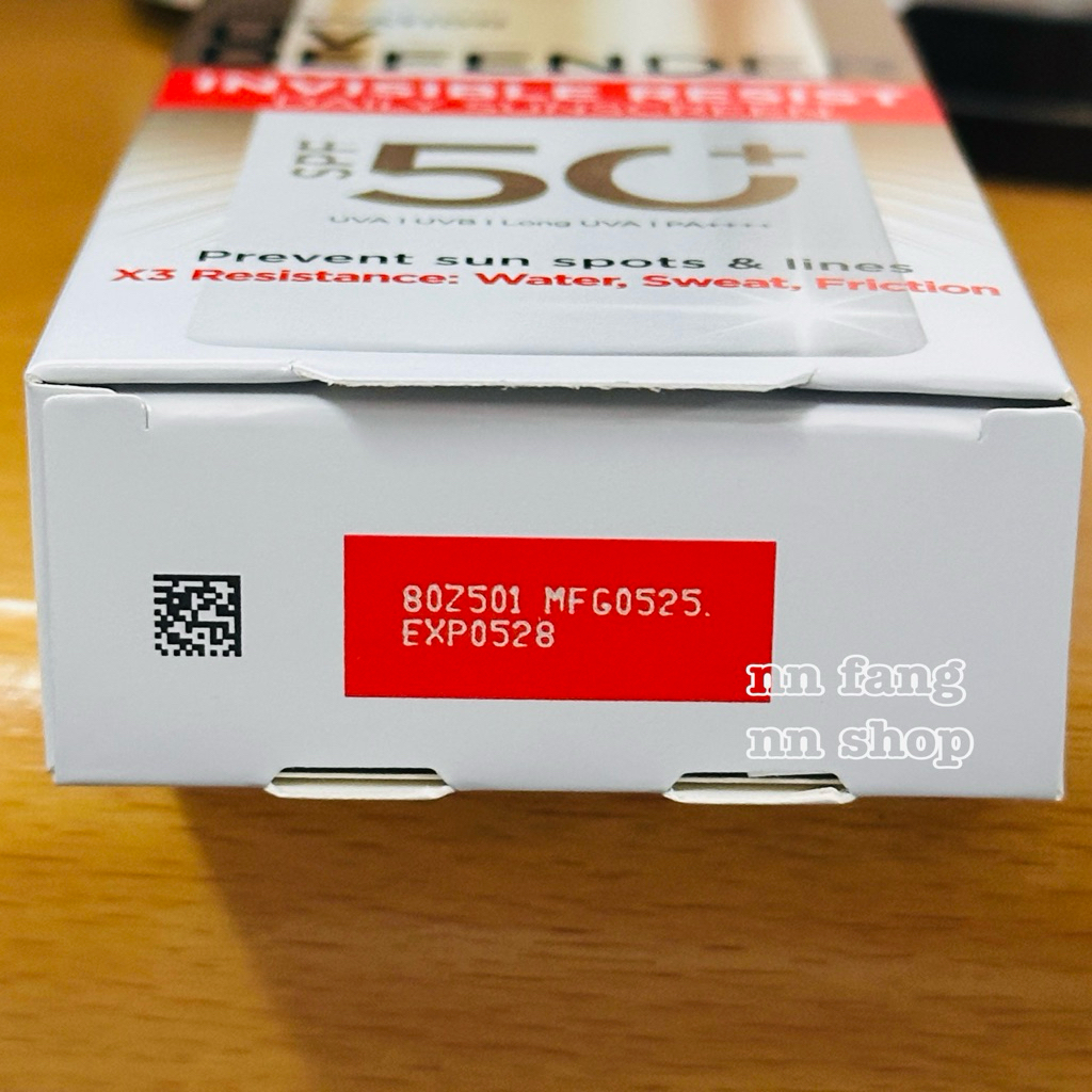 🔥exp 05/2028 กันแดด ลอรีอัล ปารีส ยูวี ดีเฟนเดอร์ invisible resist SPF 50+ PA++ (กันแดดหน้าฉ่ำ, ครีมกันแดด) - รูปที่ 4