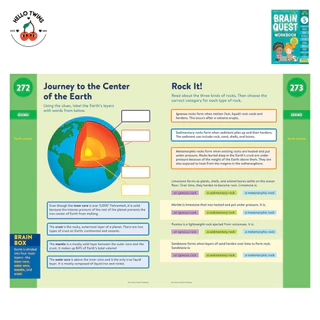 พร้อมส่ง ✅ Brain Quest Workbook (Pre-K – Grade 6) – หนังสือแบบฝึกหัดเสริมพัฒนาการ สำหรับเด็ก 4–12 ปี