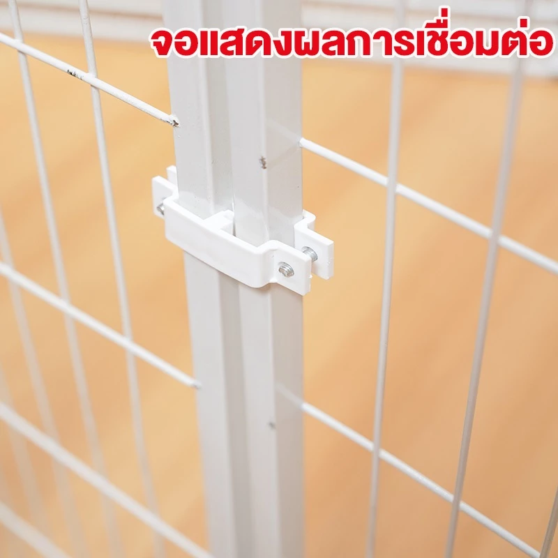 กรงแมว Pet Cage พื้นที่กว้าง ระบายอากาศดี ป้องกันหลบหนี thumbnail 5