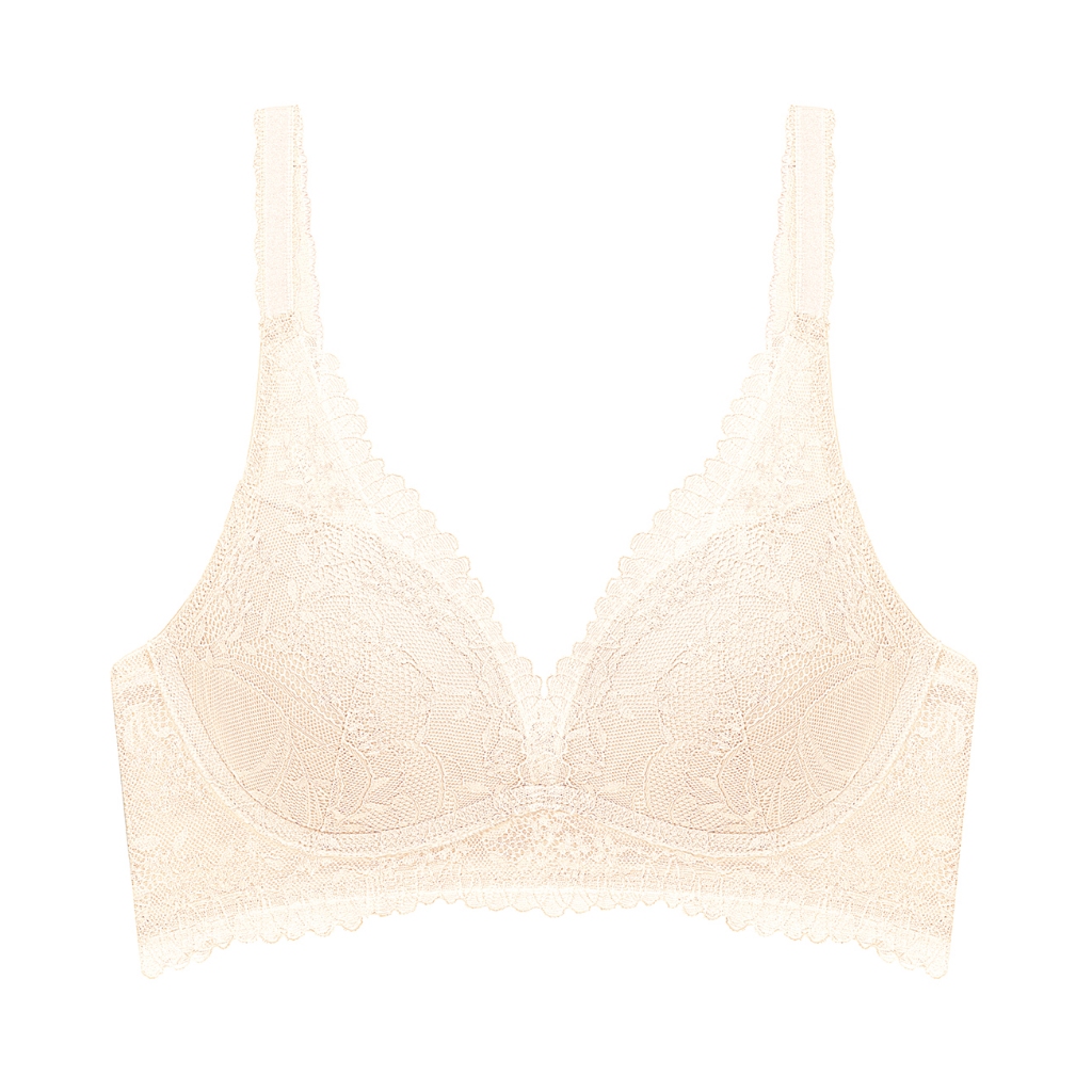 Triumph เสื้อชั้นในดันทรงแบบไม่มีโครง รุ่น Tri AirLite Delight HU DV-R  รหัส 10223204 สีเหลืองอ่อน 1938