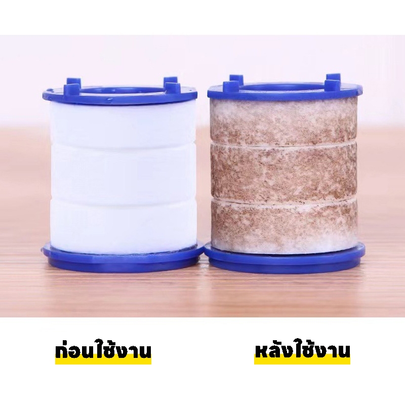 เครื่องกรองต่อปลายก๊อกน้ำ หมุนได้ 360 องศา หัวก๊อกกรองน้ำ มีฟิลเตอร์กรอง กรองแบคทีเรีย และสิ่งสกปรก กรองน้ำสะอาด - รูปที่ 7