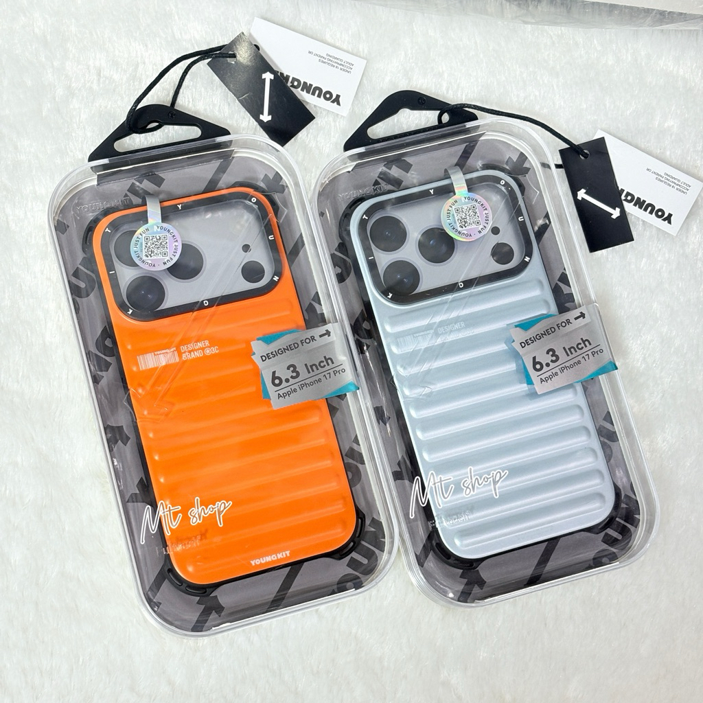 Youngkit เคสโทรศัพท์มือถือ กันกระแทก หลังนูน สีพื้น สําหรับรุ่น iphone 17Pro 17ProMax 18ProMax