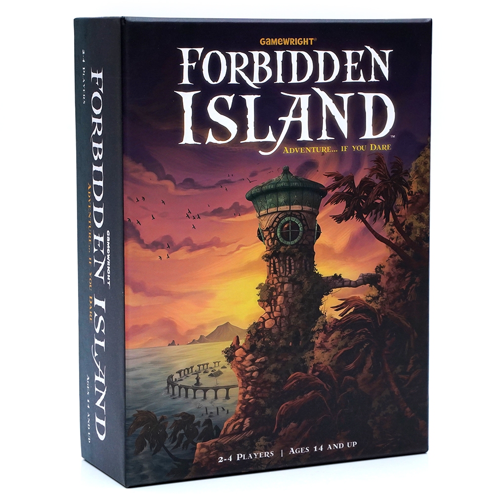 Gamewright - Forbidden Island - Cooperative Strategy Survival Board Game, 2-4 Players