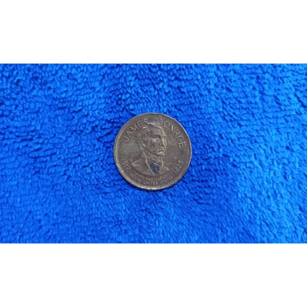 ( BK-574)  เหรียญ ที่ระลึก James Monroe US President  TOKEN Coin