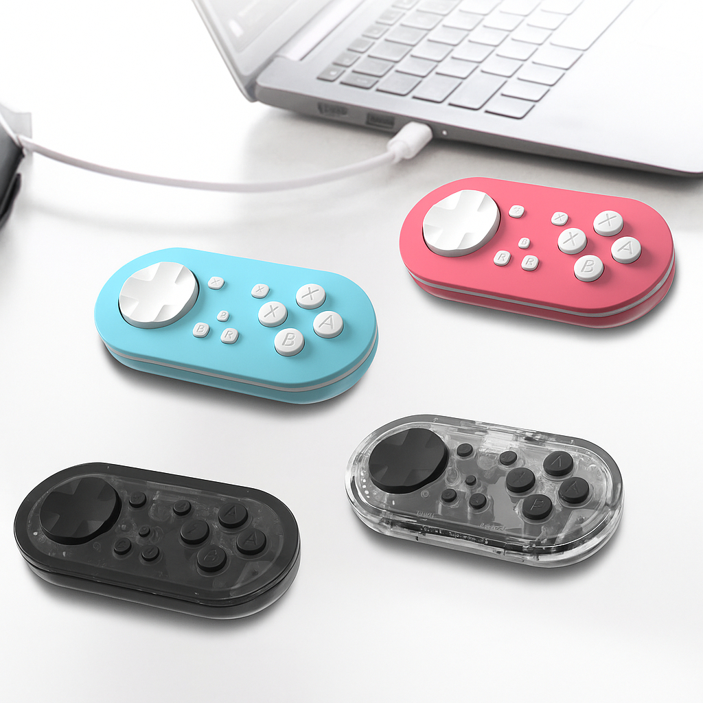 Linyuvo จอยเกมบลูทูธ จอยจิ๋ว รองรับ เครื่องเกมพกพา / PC / Android / Switch / IOS