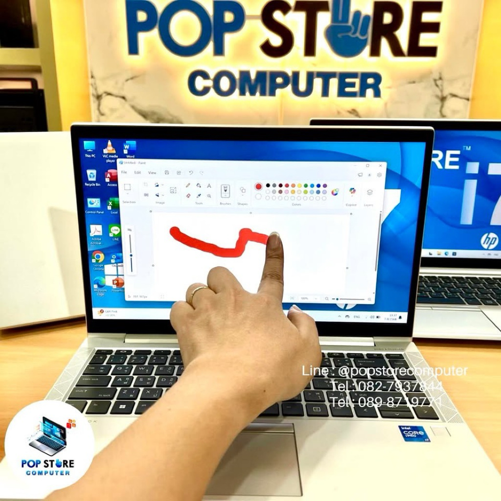 HP ELITEBOOK 840 G8 ทัสกรีน corei7 g11 Ran 16 GB M2.SSD 512 GB