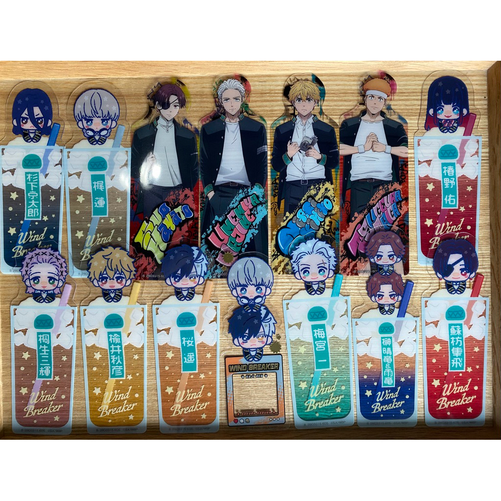Wind Breaker, bookmark collection, ของสะสมแอนิเมะ,ที่คั่นหนังสือ
