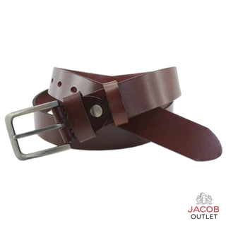JACOB เข็มขัดแบบหนังเรียบ สีคลาสสิก - รุ่น 52211