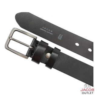 JACOB เข็มขัดแบบหนังเรียบ สีคลาสสิก - รุ่น 52211