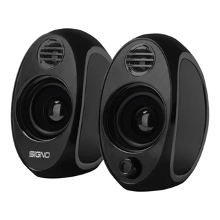 SIGNO SP-615 ลำโพงคอมพิวเตอร์ Gaming Speaker ระบบเสียง 2.0 สเตริโอ เบสแน่น มีปุ่มปรับความดัง เชื่อมต่อแบบแจ๊ค 3.5mm
