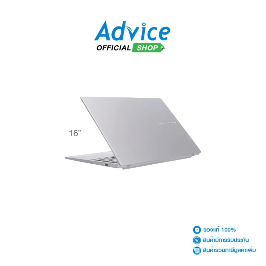 Asus Notebook (โน๊ตบุ๊ค) Vivobook S16 S3607VA-RP575WA (Matte Gray) - A0172285