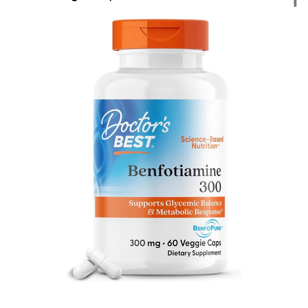 EXP 9/28 Benfotiamine 300 mg, L-Leucine 40 mg ของแท้ 100%