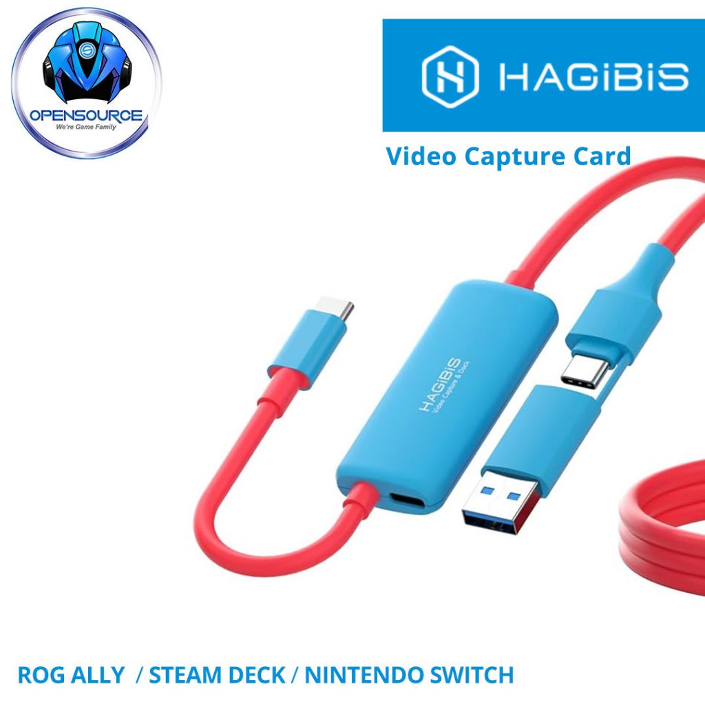 [พร้อมส่ง มีหน้าร้าน สต๊อกไทย]Hagibis: Video Capture Cable 2 in 1 with Switch Dock (Original)