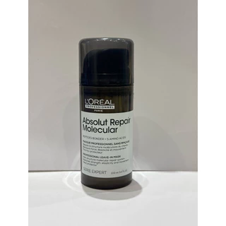 Loreal Absolute ลอรีอัล ลีฟอิน บำรุงผมเสียรุนแรง Loreal ABSOLUT REPAIR MOLECULAR LEAVE-IN MASK 100ML ผมแห้งมาก