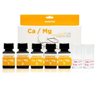 ชุดทดสอบแคลเซียมและแมกนีเซียม สำหรับน้ำจืด (ความเค็ม 0-5 ppt) MONITOR Ca/Mg TEST KIT LOW SALINITY