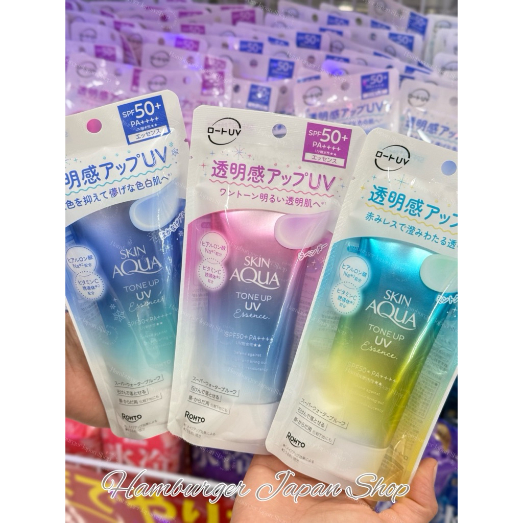 🔥กันแดดนำเข้าจากญี่ปุ่น Sunplay Skin Aqua Tone Up UV Essence SPF 50+/PA++++ 80g  🔥