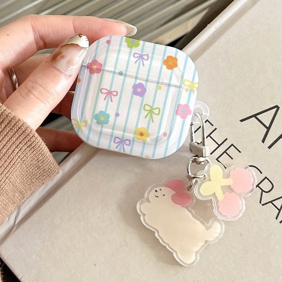 🎉จัดส่งจากกรุงเทพ🎉 AirPods 4 Pro2 Pro 3 2 1 Case กระต่าย โบว กรณีปลอกสําหรับ AirPods 1/2 gen3 TPU เคสกันกระแทก
