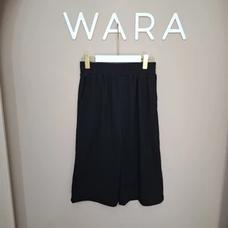 [ P8 ] WARA กางเกงขา 4 ส่วน ผ้าร่อง (ยาว 26 นิ้ว)