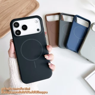 ส่งจากไทย สำหรับ ไอโฟน i17 17air 17promax เคสกำมะหยี่ ชาร์จได้ สีพื้น งานกล่อง เคสนิ่ม ซิลิโคน i16promax i16 13 14 15