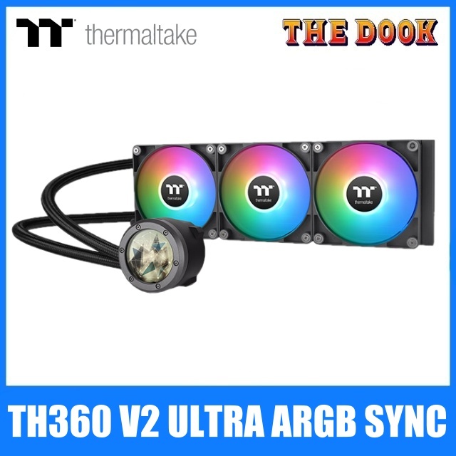 ชุดน้ำปิด THERMALTAKE TH360 V2 ULTRA ARGB SYNC (BLACK) 🔥 มือสอง 🔥